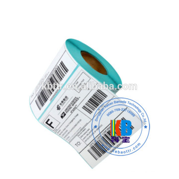 Coated paper barcode heat transfer adhesive label 4"*6"